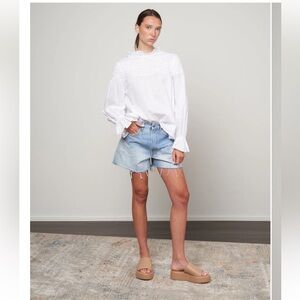 Merlette Majorelle Hand Smocked Blouse - Size Large NWT